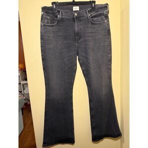 Citizens of Humanity 'Emmanuelle' Mid Rise Boot Cut Dark Grey Jeans | Size 32